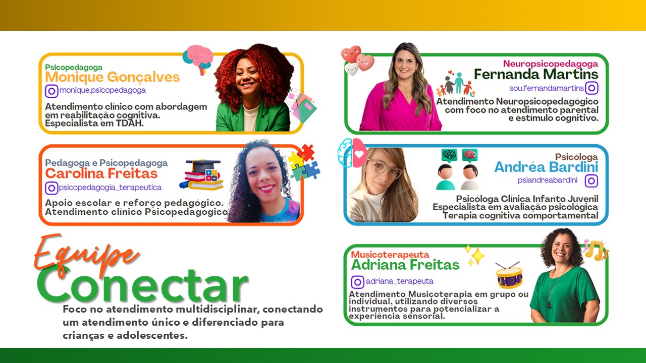 Equipe Conectar - Profissionais especializadas